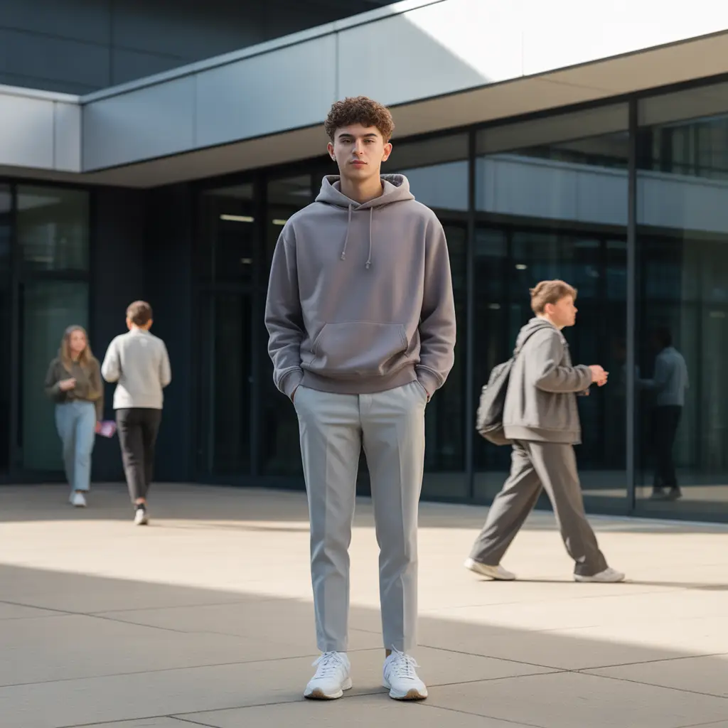 Monochrome Minimalist Back to School Outfits