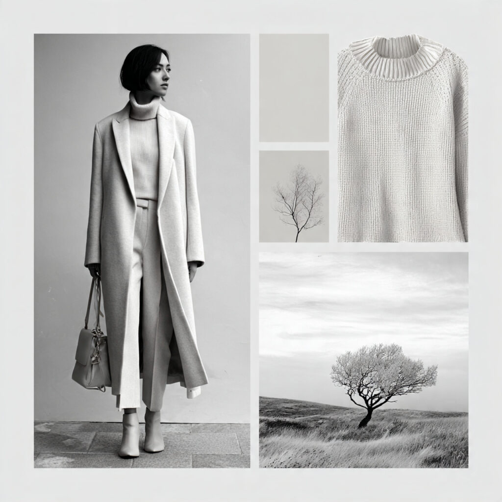 Monochrome Winter Fashion Outfits