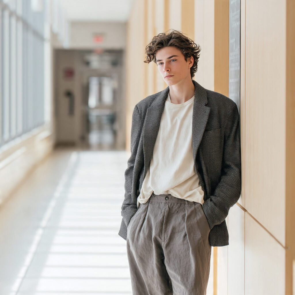 Oversized Blazer for a Structured College Aesthetic