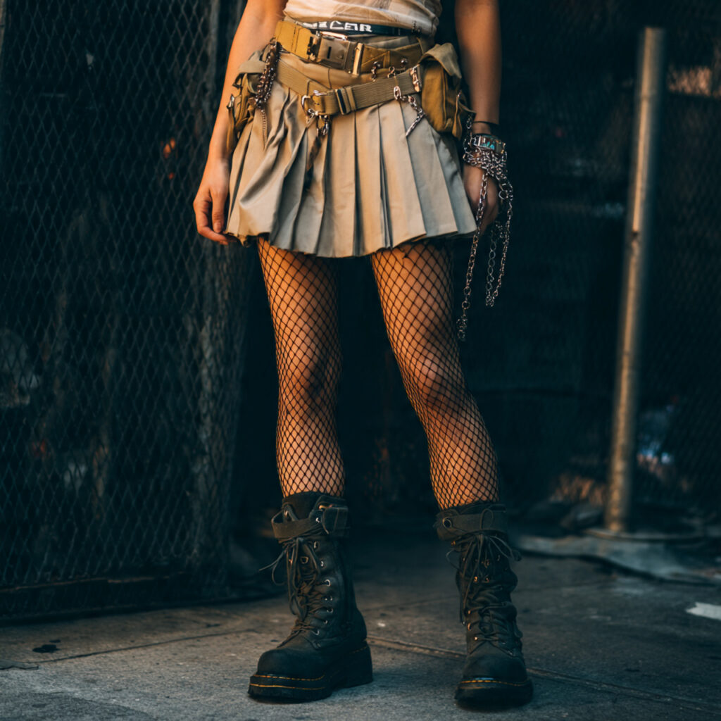 22 Best Rock Concert Outfit Looks for Maximum Impact 11 Pleated Skirt Rock Concert Outfit Looks