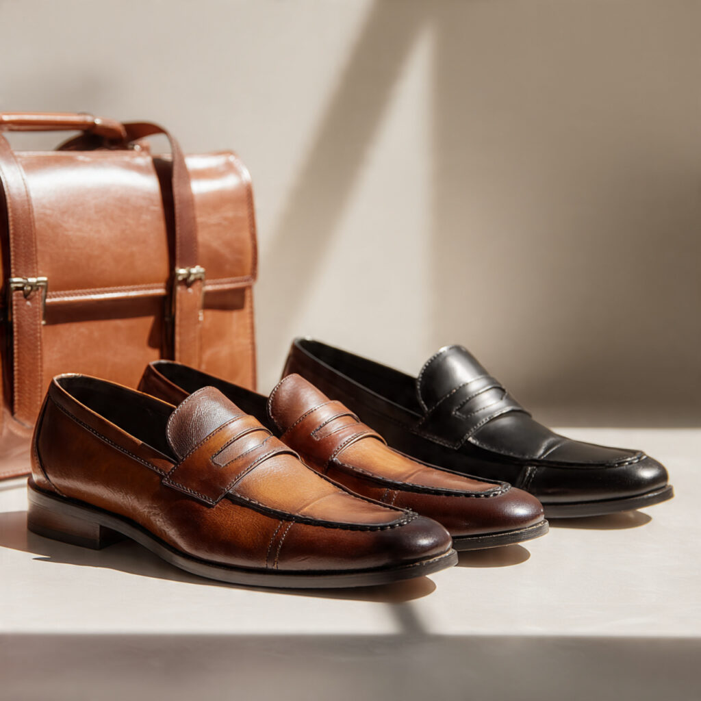 Polished Footwear for Grounded Confidence