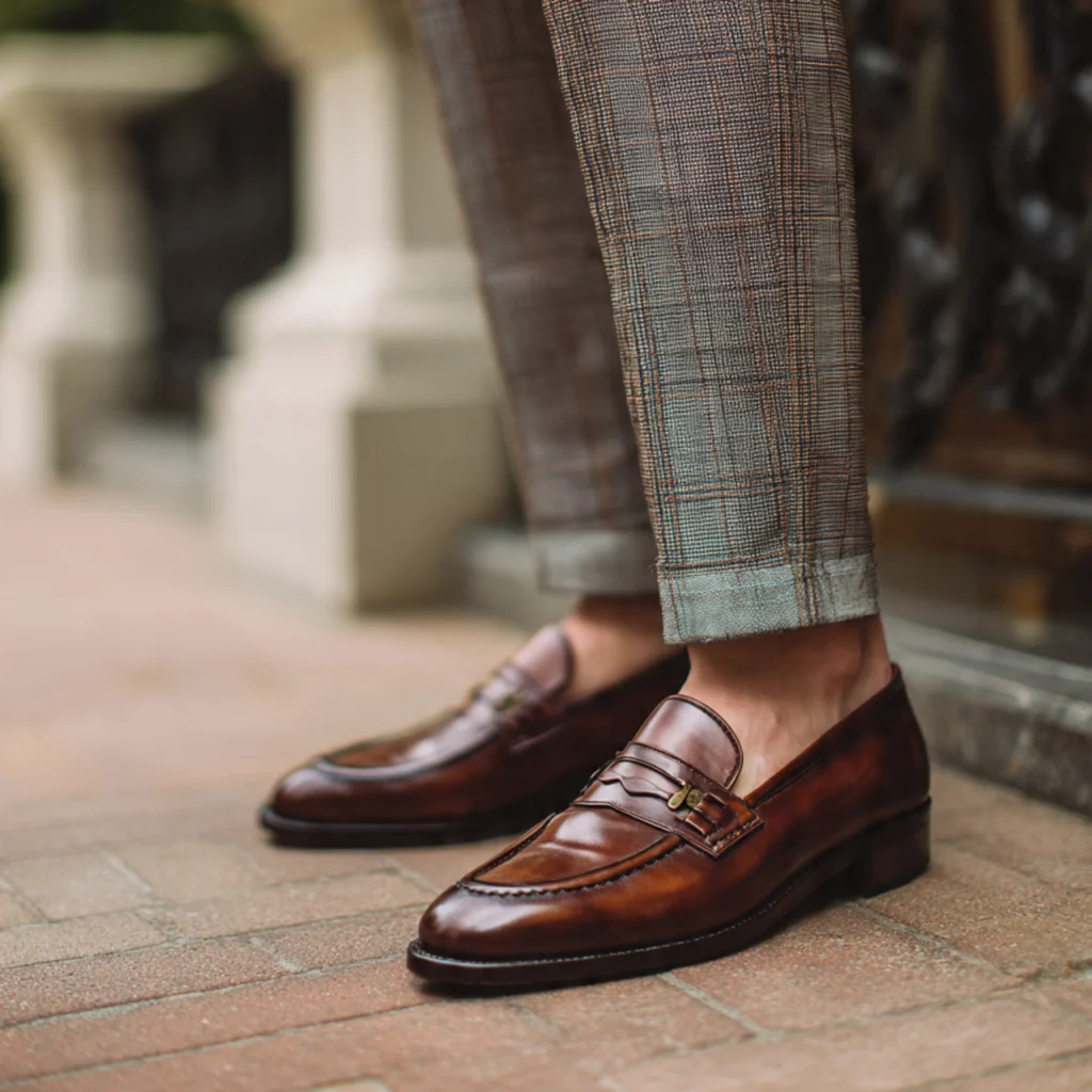 Preppy Back to School Outfits Incorporating Loafers or Brogues