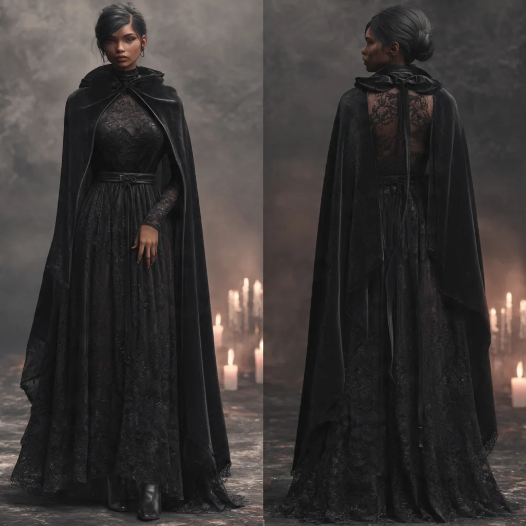 Romantic Goth Outfits with Capes and Cloaks