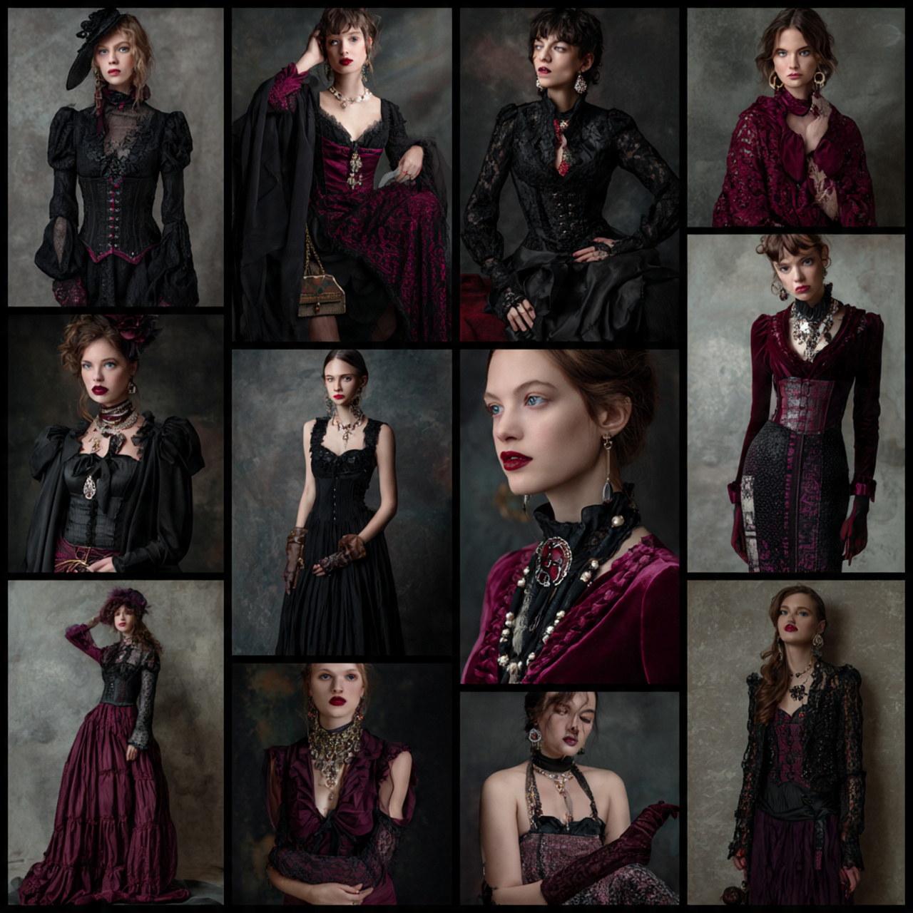 Romantic Goth Outfits