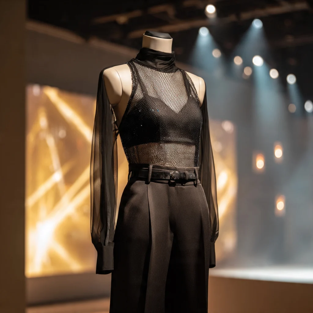 22 Best Sabrina Carpenter Concert Outfits to Rock This Season 6 Sabrina Carpenter Concert Outfits combining mesh and transparency