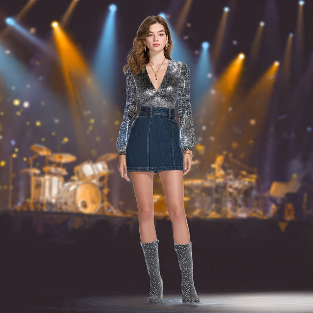 22 Best Sabrina Carpenter Concert Outfits to Rock This Season 15 Sabrina Carpenter Concert Outfits embracing bold boots