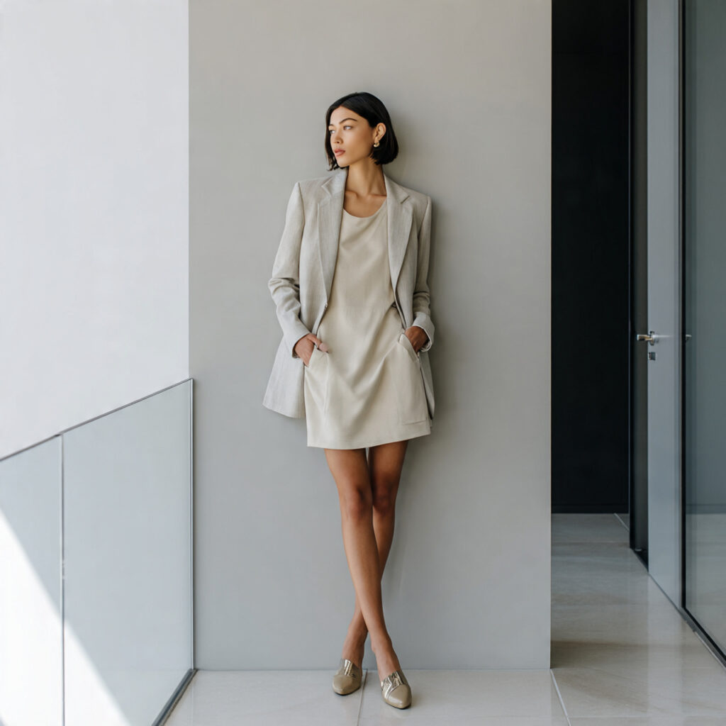 Shift Dress with Blazer
