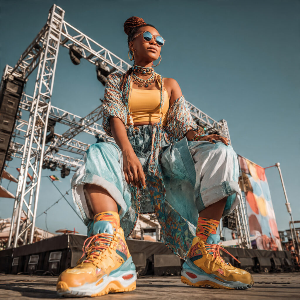 Sneakers With Statement Outfits