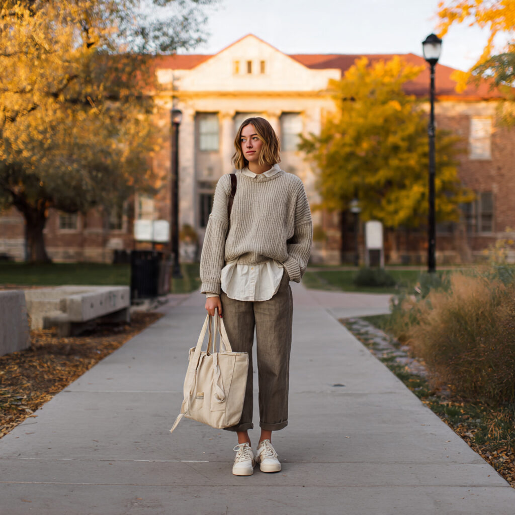 Soft Academia College Outfit Ideas Aesthetic