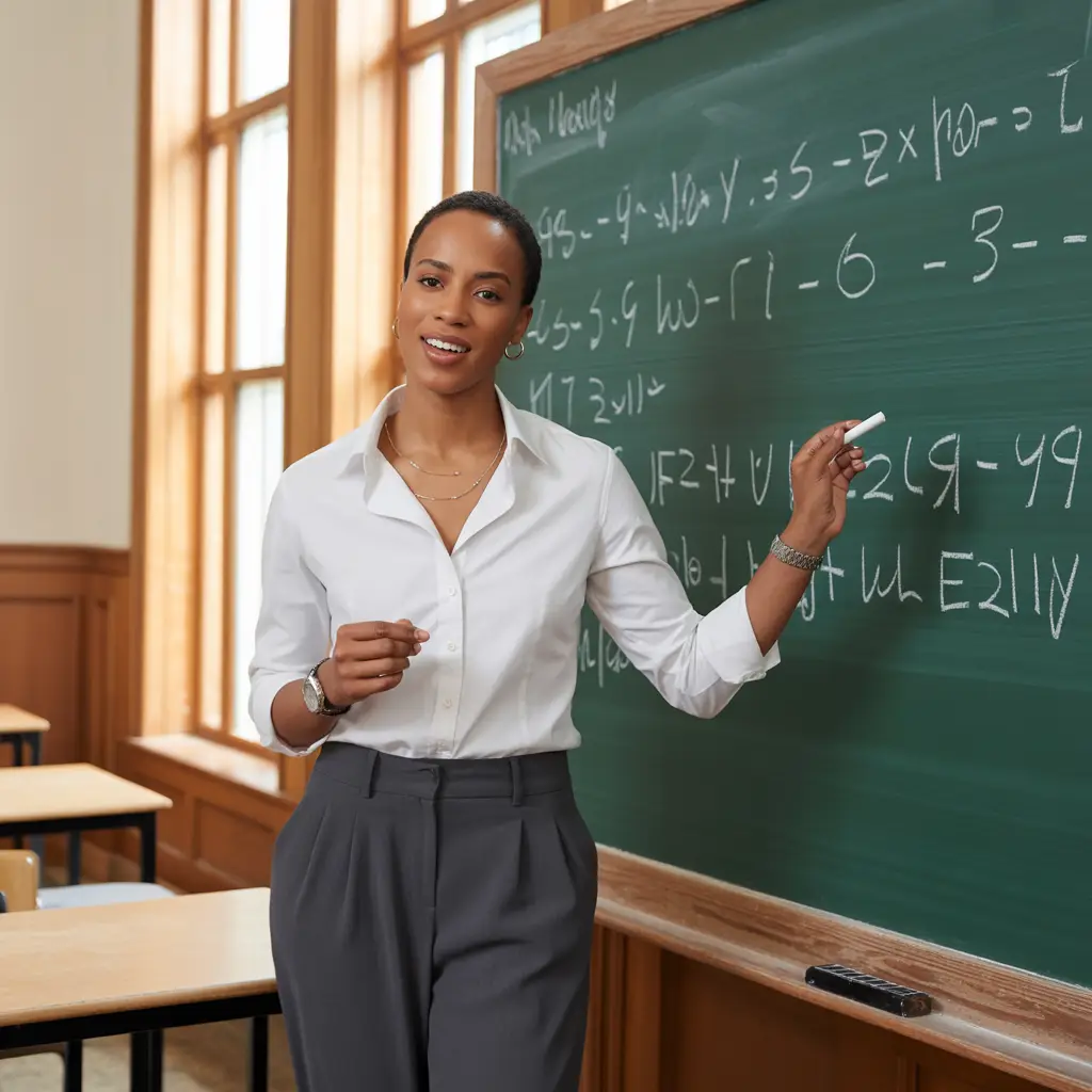 Statement Collar Shirt and Trousers