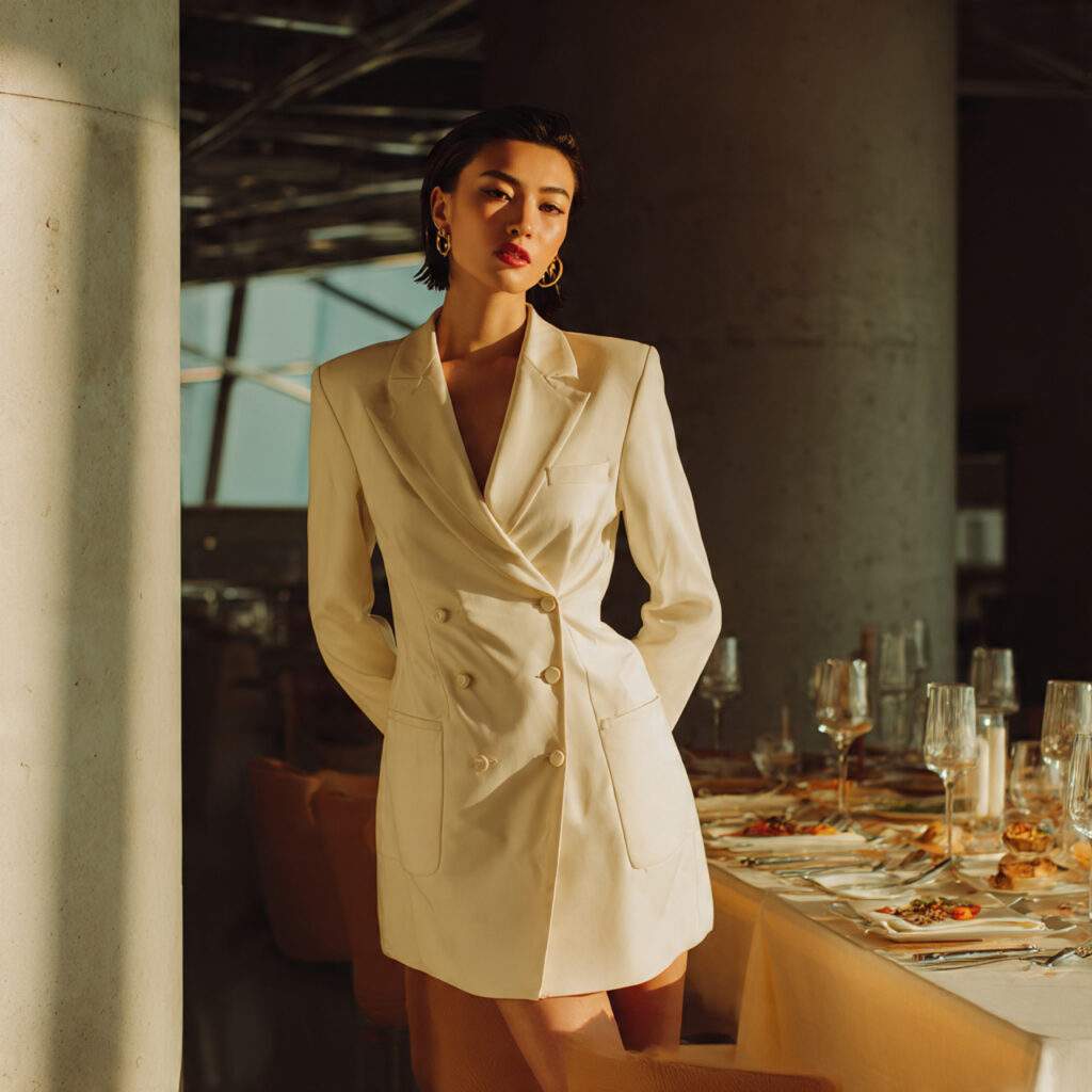 Structured Blazer Dress Birthday Dinner Outfit Looks