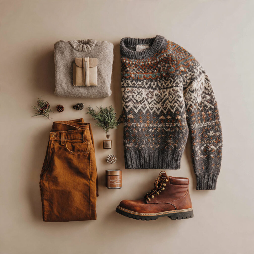 25 Best Winter Outfits for School: Cozy & Trendy Ideas 15 The Fair Isle Knit Jumper Idea