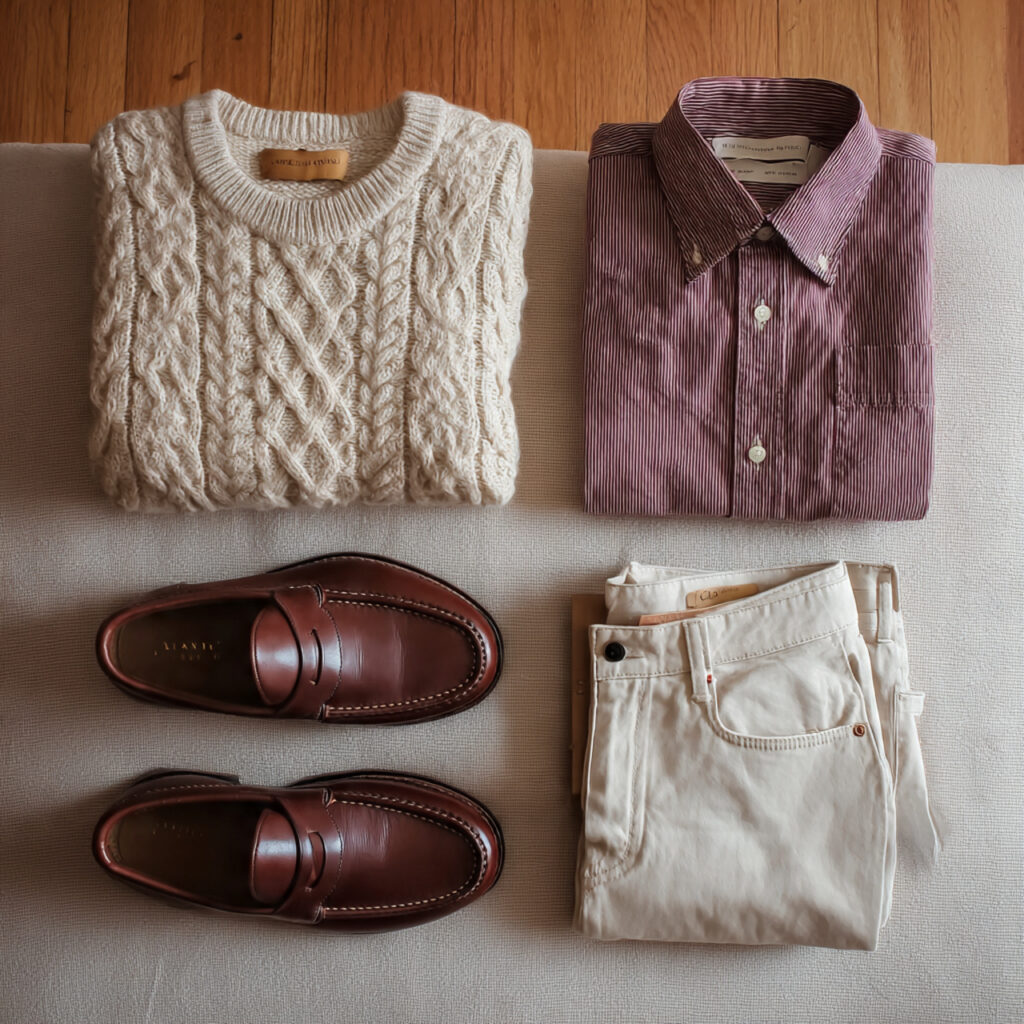 The Preppy Knit Sweater Aesthetic for College