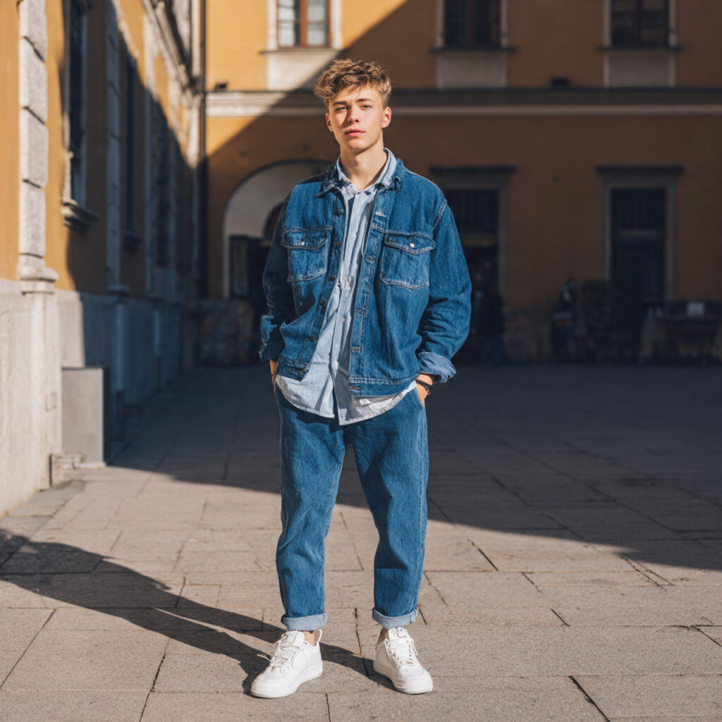 Trendy Outfits for Teens: Denim-on-Denim