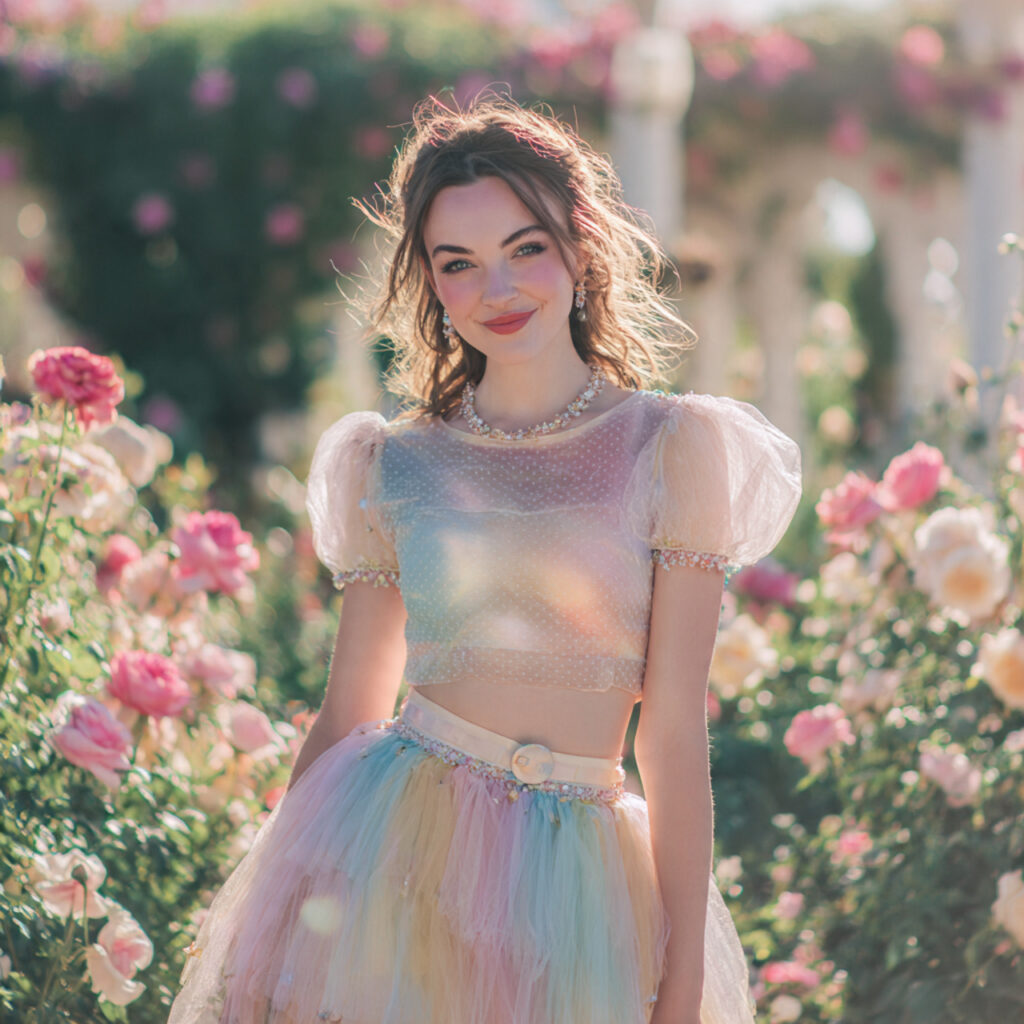 Tulle Skirt and Crop Top