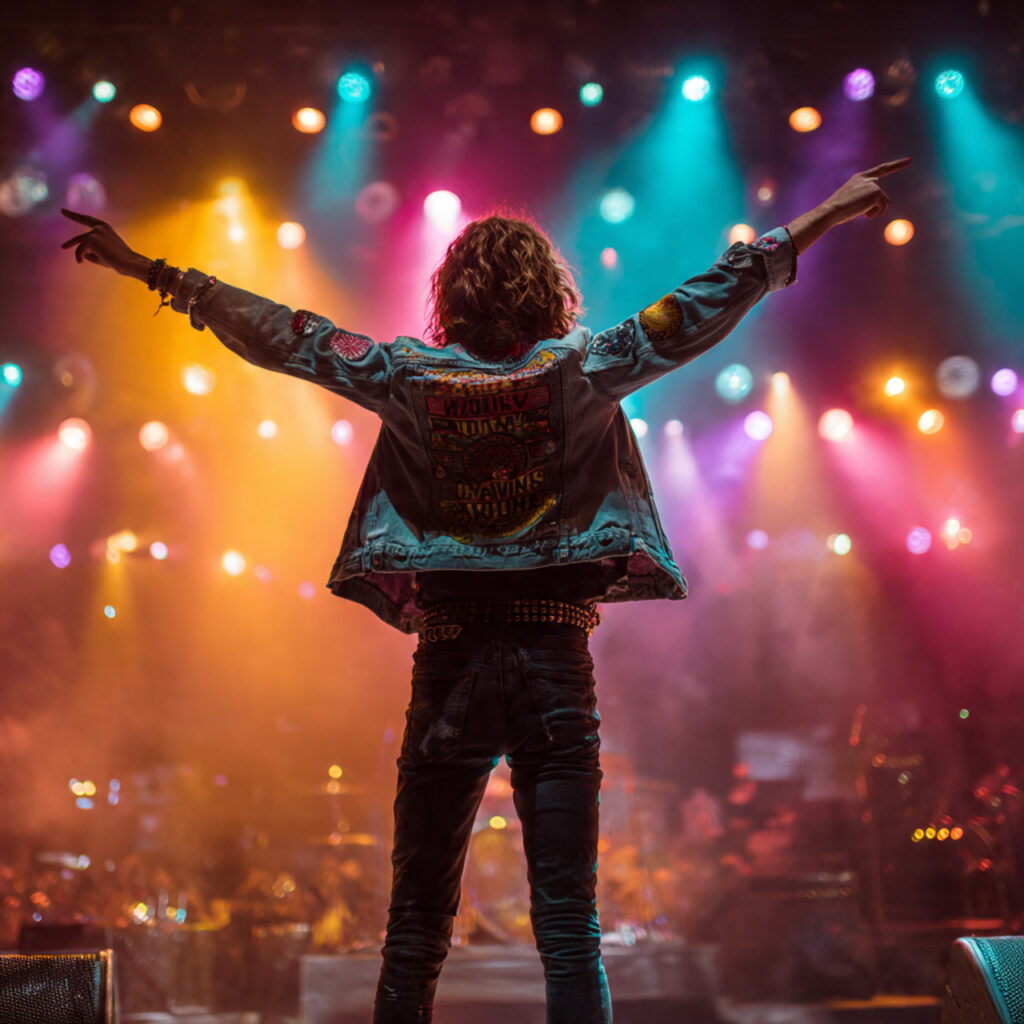 22 Best Rock Concert Outfit Looks for Maximum Impact 17 Vintage Jacket Rock Concert Outfit Looks