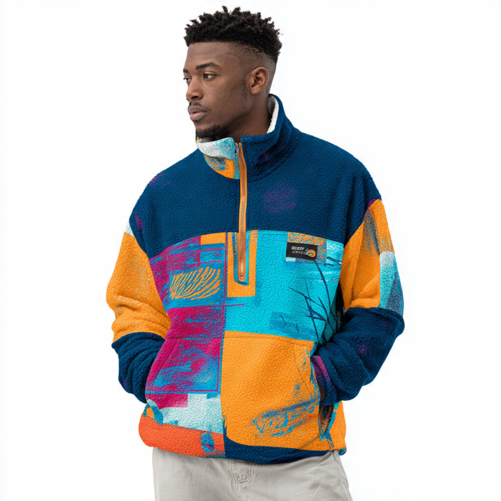 27 Trendy Winter Outfits for Teens: Layering, Color & Comfort 26 Retro 90s Fleece Pullover Idea