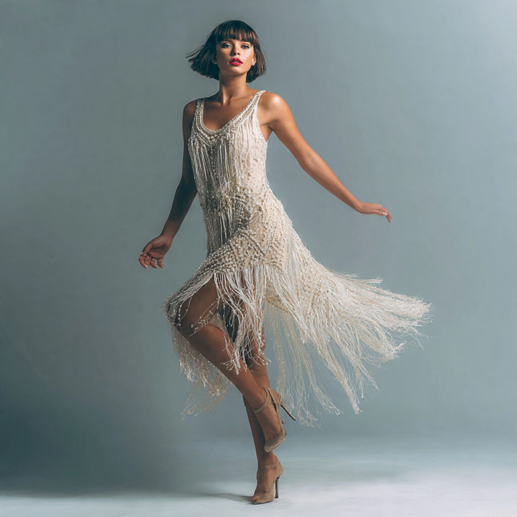 20 Best Party Outfit Ideas for Every Style & Occasion 16 Beaded Fringe Cocktail Dress