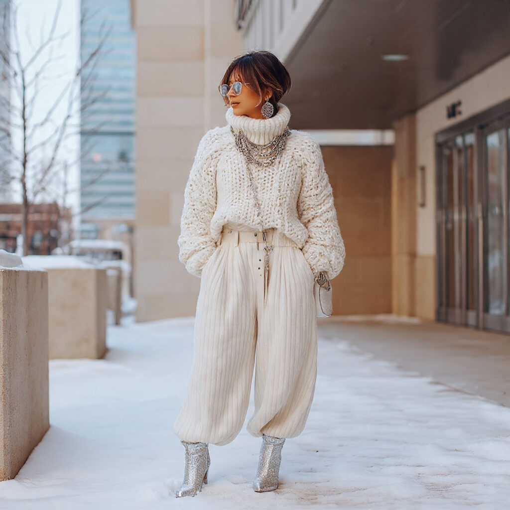 Monochrome Cream Knits