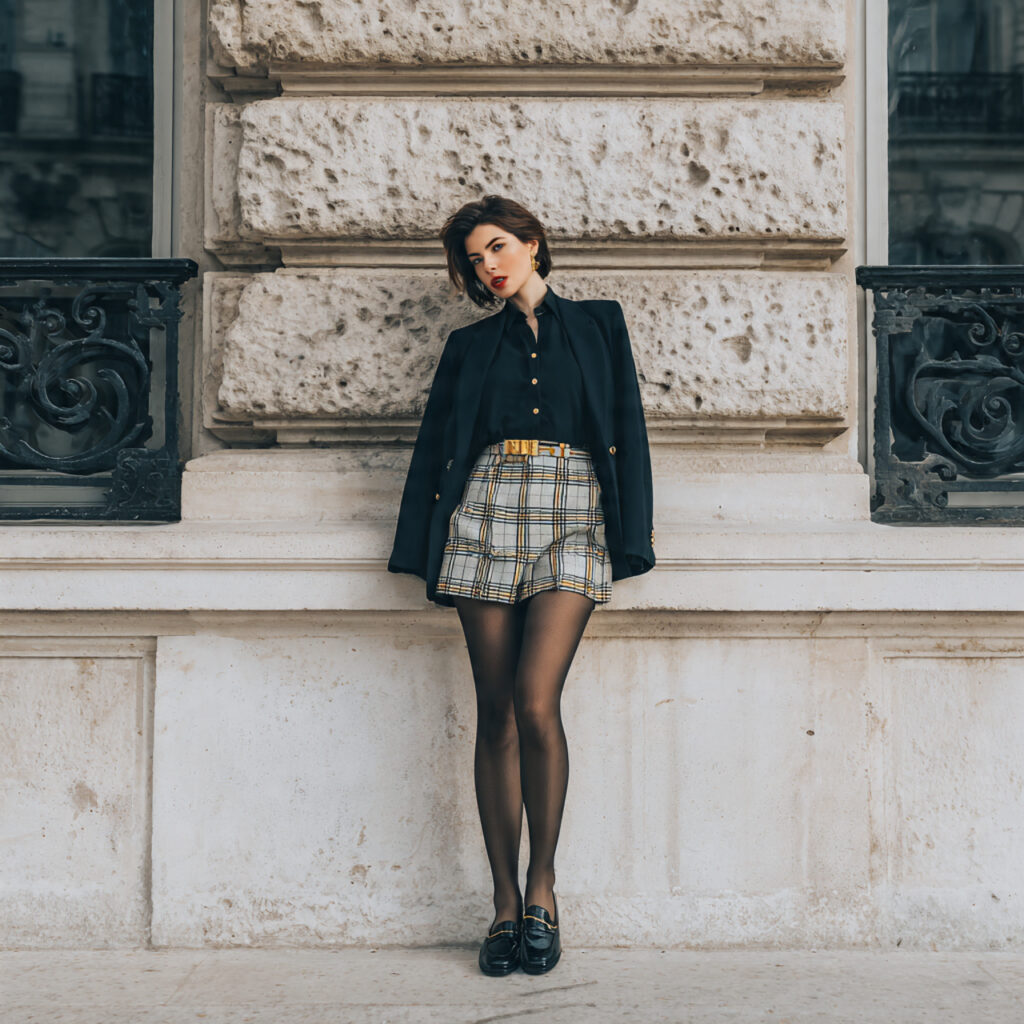 Preppy Plaid Mini Skirts