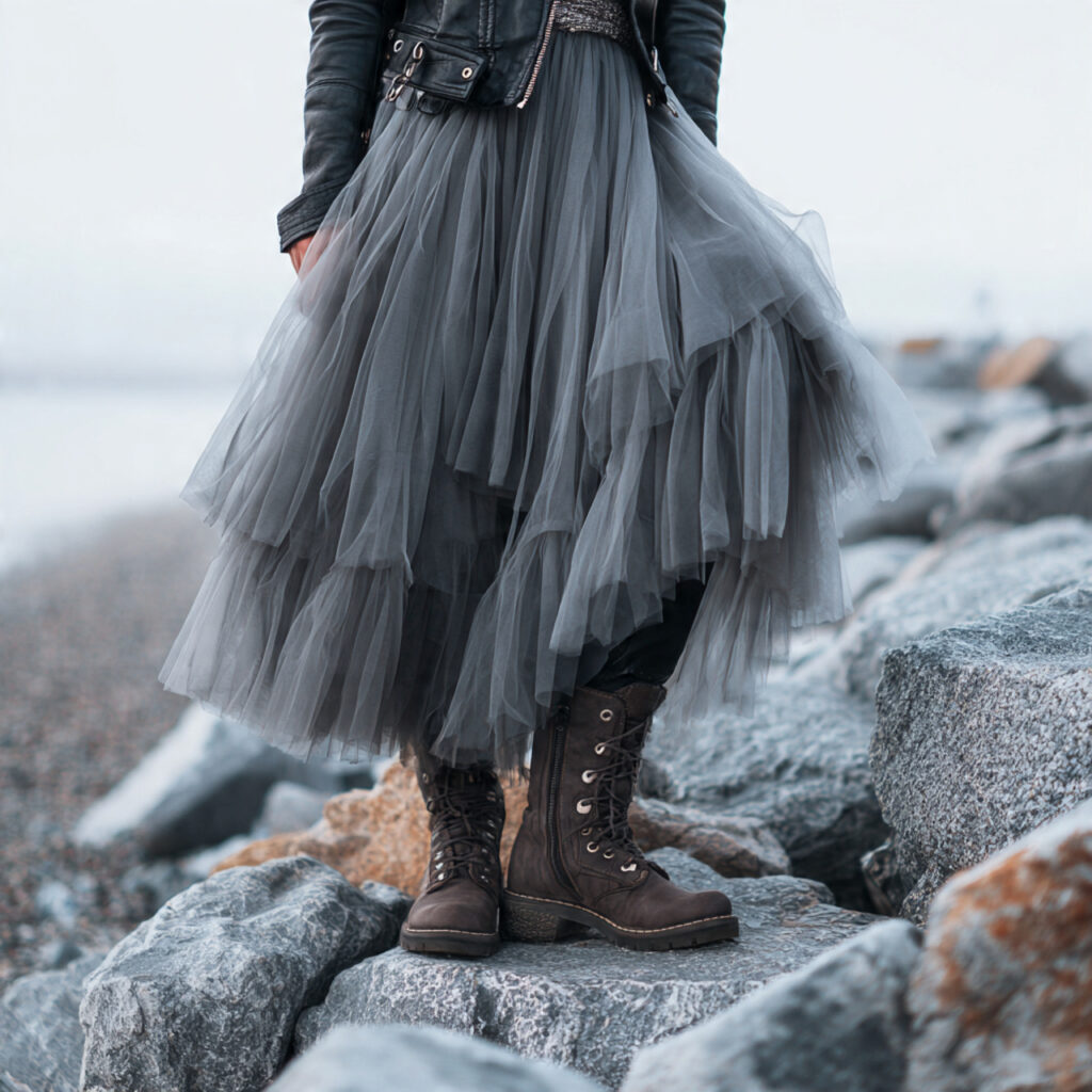 Winter Tulle Skirt Layering