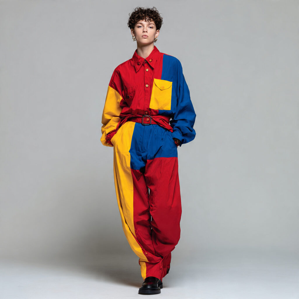 22 Trendy Unique Outfit Ideas That Break Trends & Redefine Fashion 17 Bold Primary Color Blocking