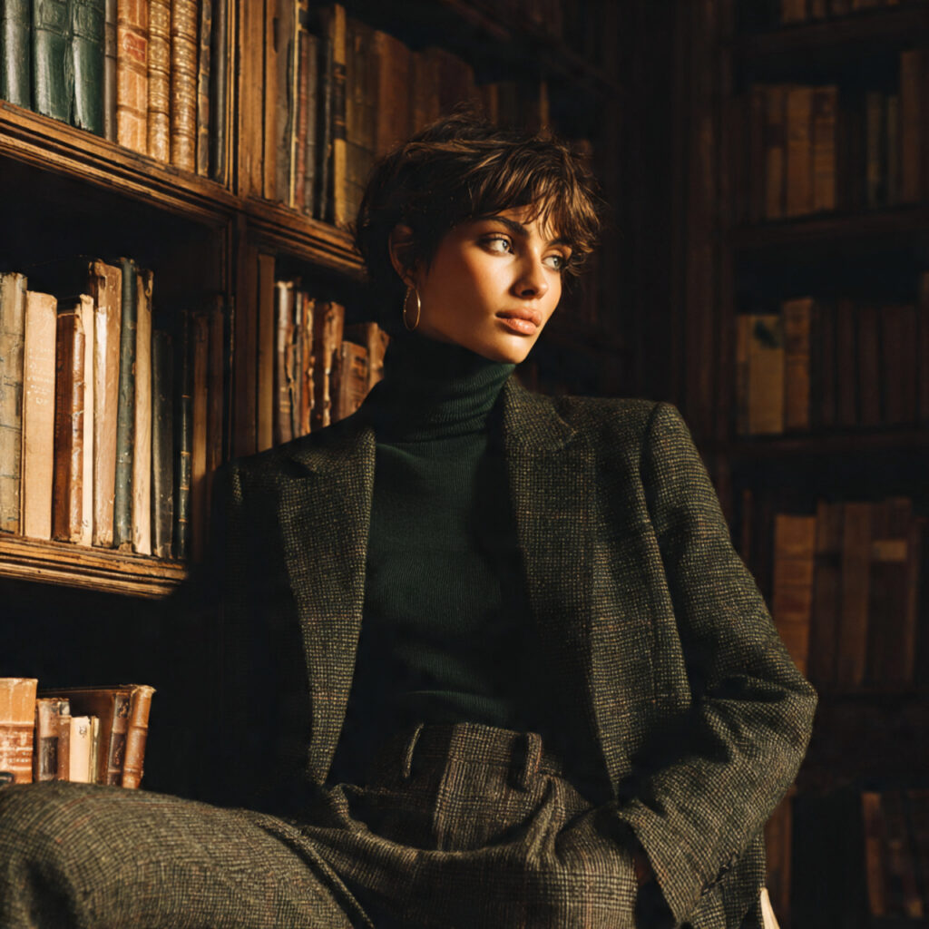 22 Trendy Unique Outfit Ideas That Break Trends & Redefine Fashion 14 Dark Academia Forest Tones