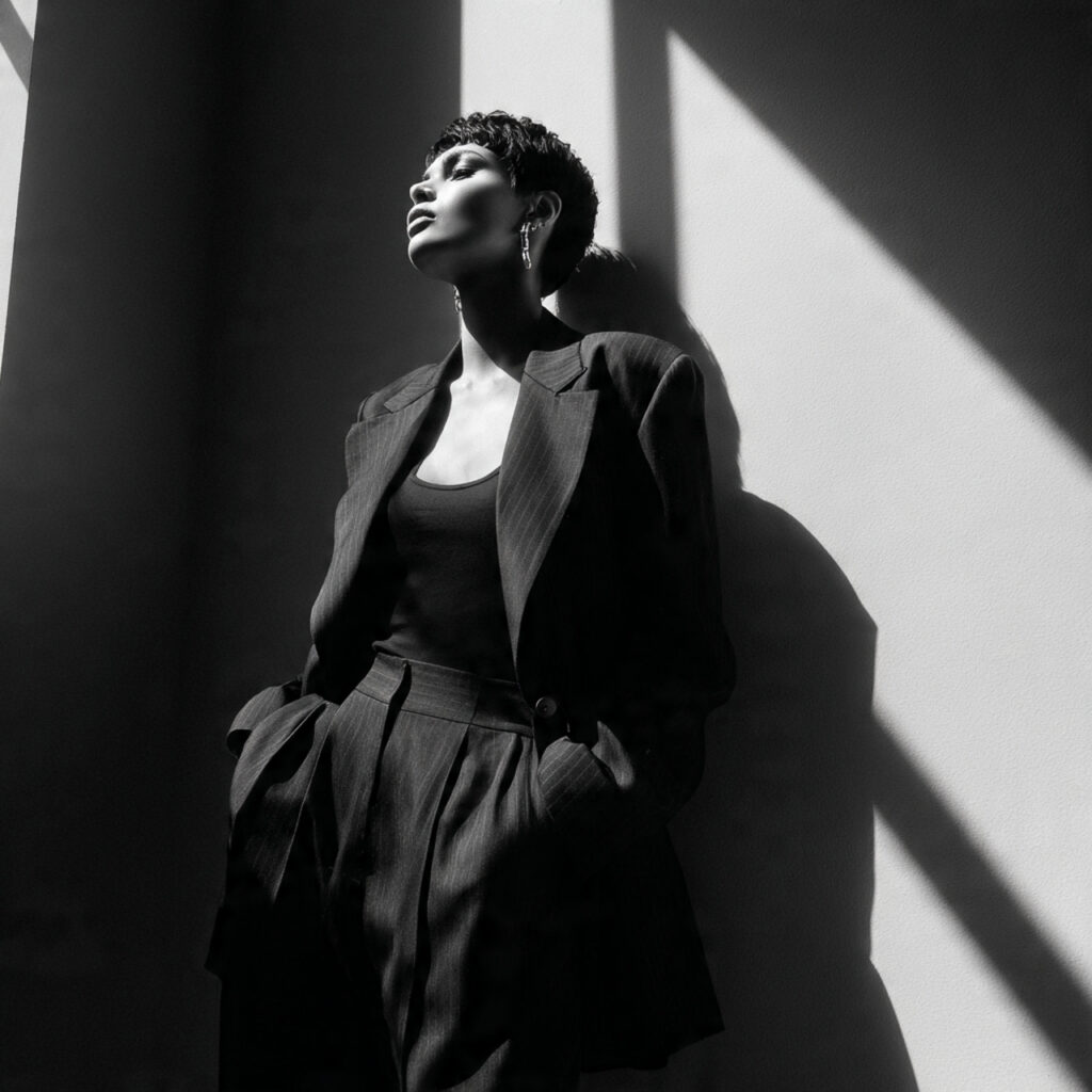 Eighties Power Suit Oversized Blazer Idea