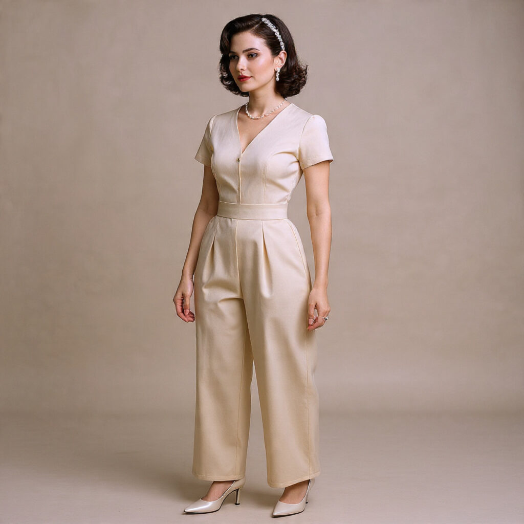 High Waisted Wide Leg Trouser Idea