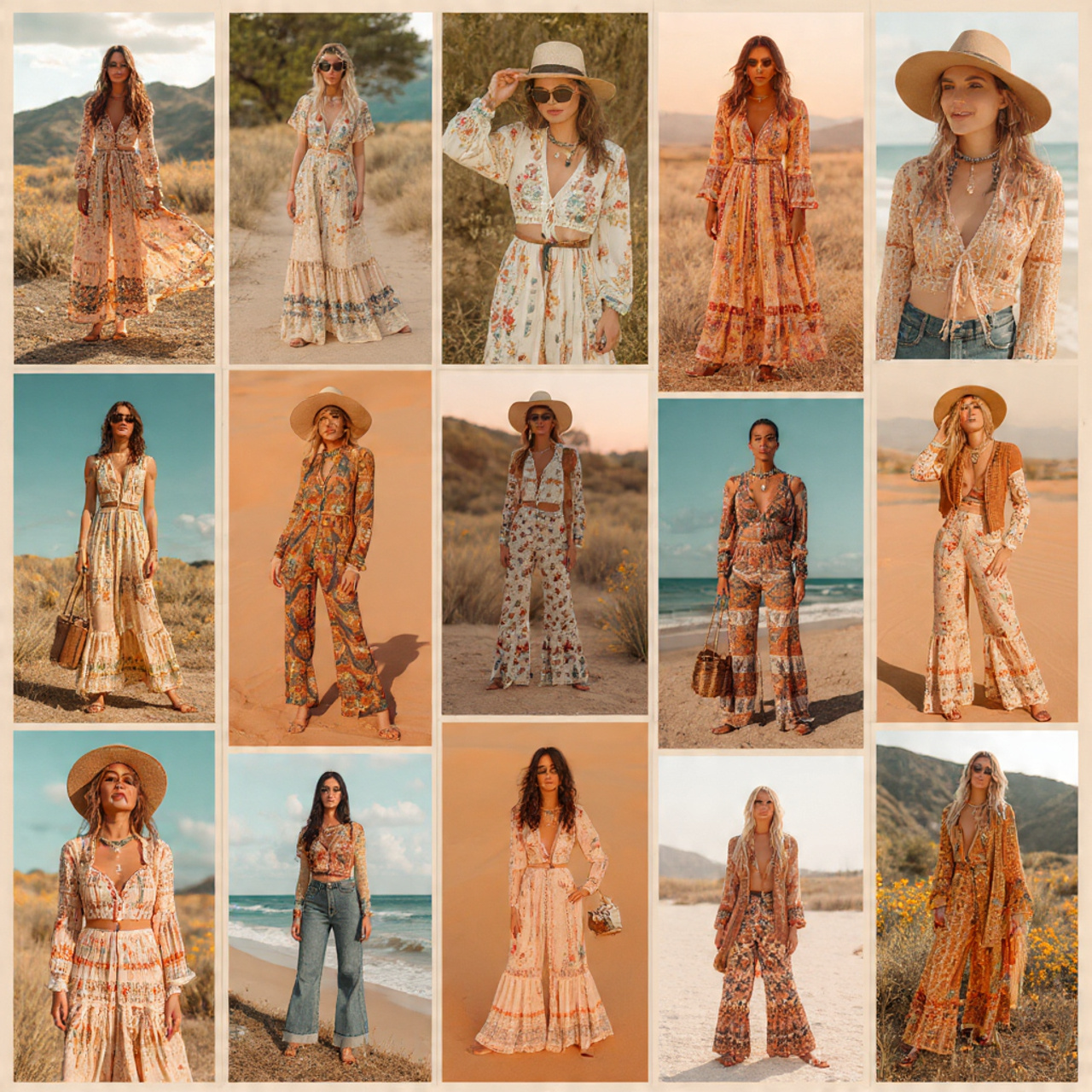 20 Trendy Hippie Boho Outfit Ideas: Vintage Vibes Meet Modern Fashion 15 Hippie Boho Outfit Ideas