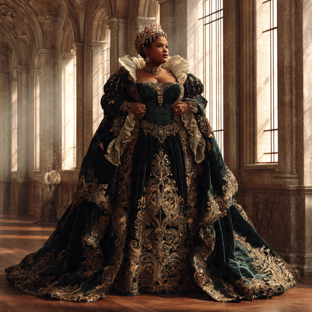 28 Best Plus Size Halloween Costume Ideas for a Stylish Spooky Season 19 Majestic Renaissance Queen