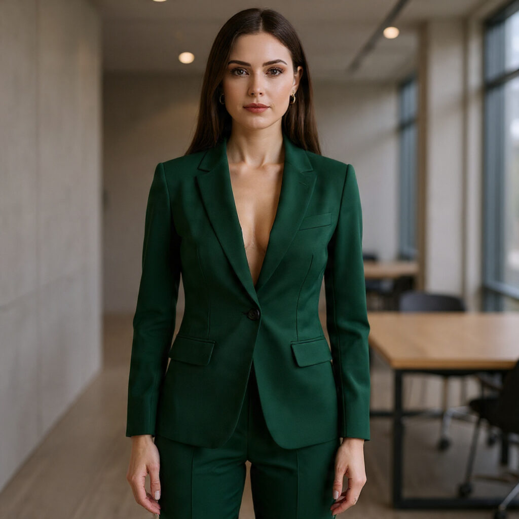 25 Trendy Western Outfit Ideas to Upgrade Your Wardrobe 1 Monochrome Power Suit Idea