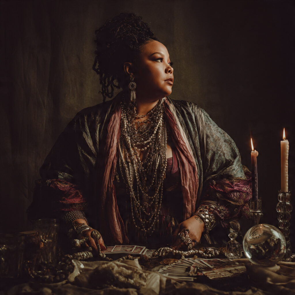28 Best Plus Size Halloween Costume Ideas for a Stylish Spooky Season 11 Mysterious Fortune Teller
