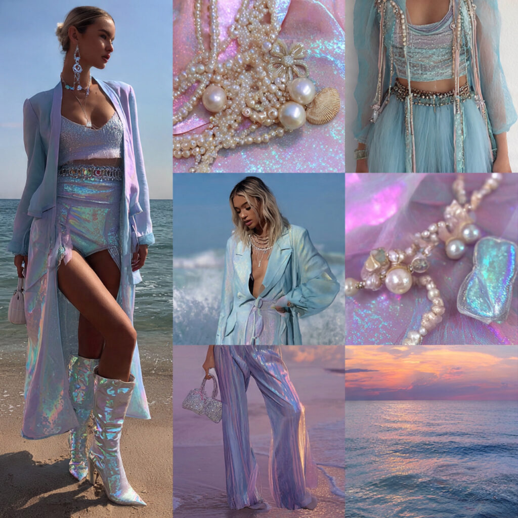 25 Trendy Festival Outfit Ideas to Elevate Your Music Festival Style 11 Pastel Mermaid Fantasy Idea