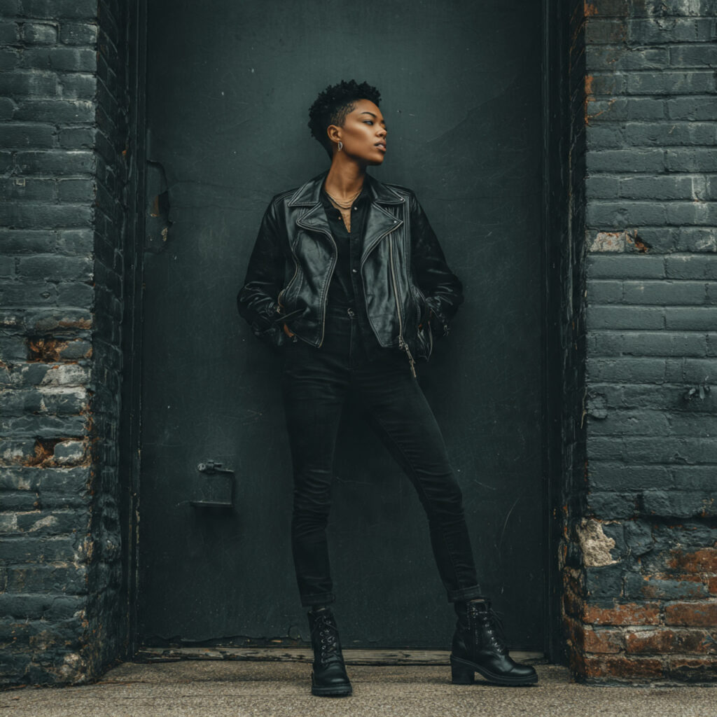 Vintage Rocker Leather Idea