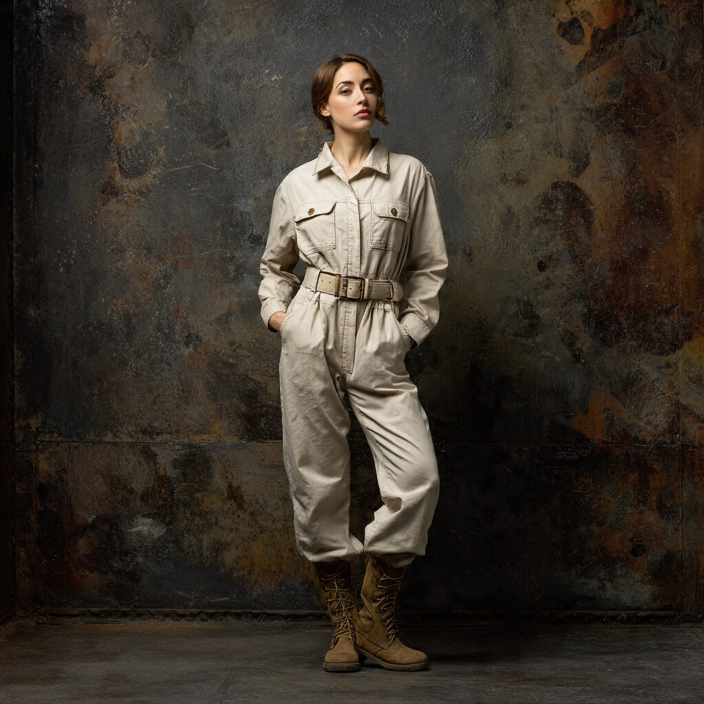 Workwear Utility Coverall Aesthetic Idea