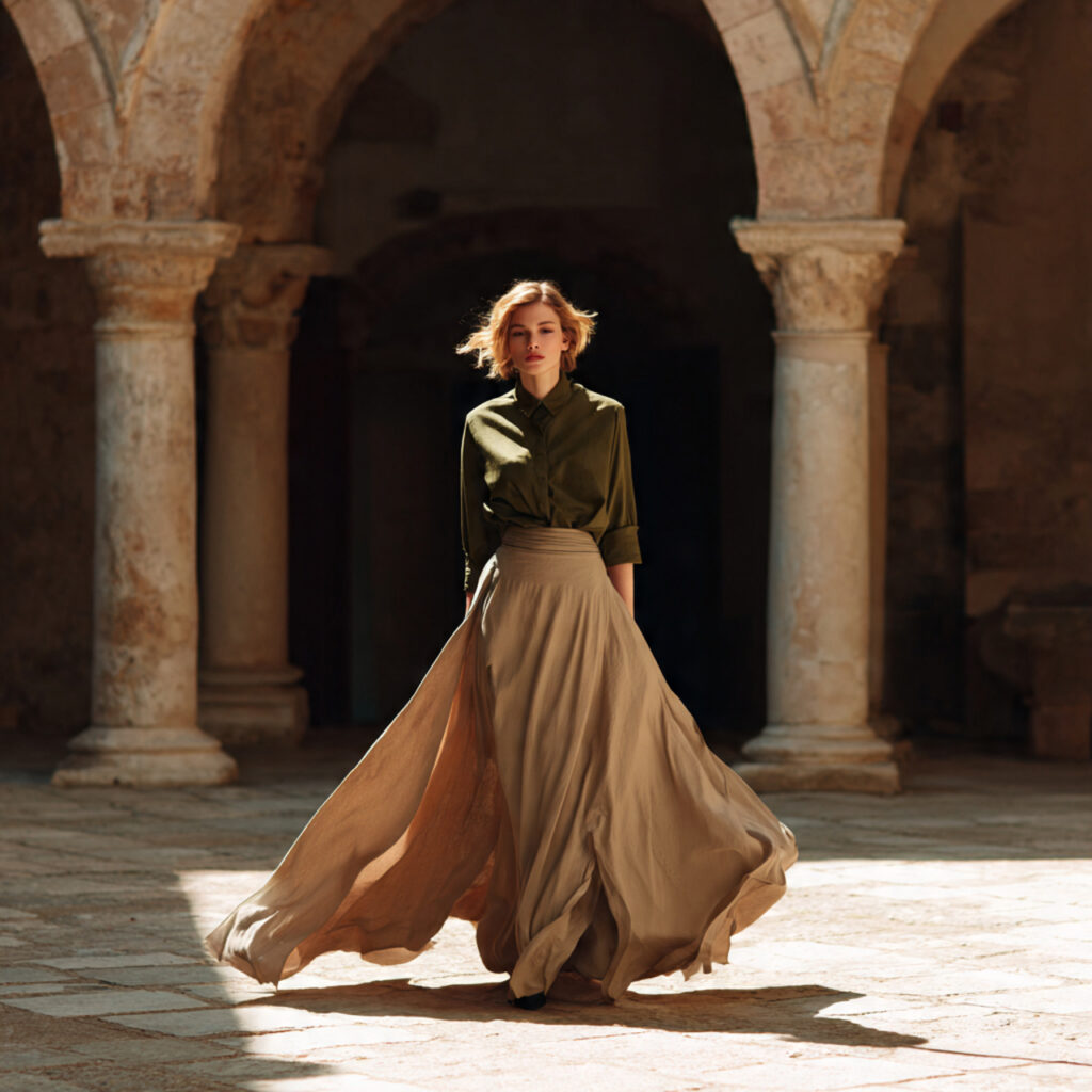 Flowing Maxi Skirt Idea