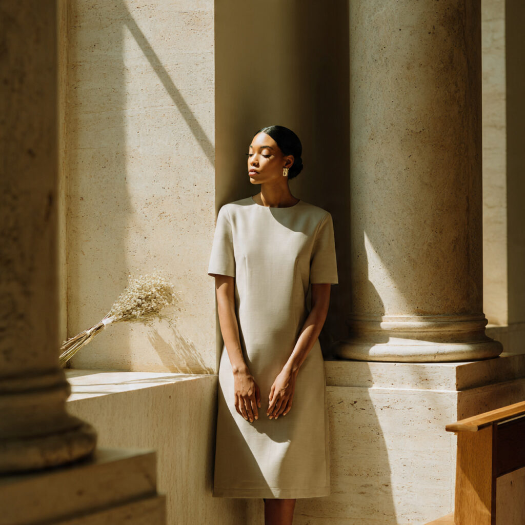 Minimalist Shift Dress Idea